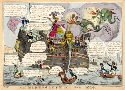An Hieroglyphic for 1830, pub. 1830 by William Heath