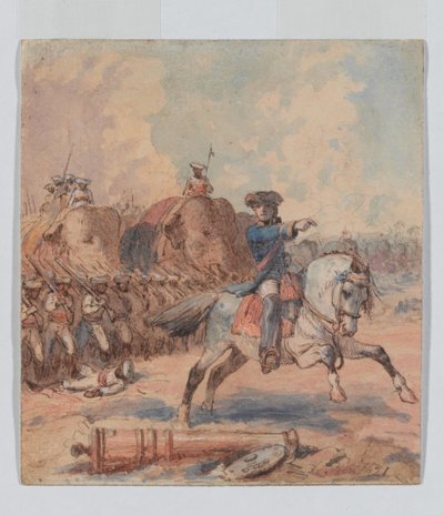 Clive at Plassey (1757) by William Heath