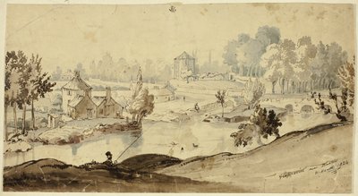 Glasnevin Near Dublin (recto); Sketch of Man