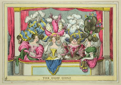 The Dress Circle, published by Thomas McLean, London by William Heath