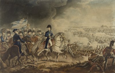 The Duke of Wellington and the Most Distinguished Officers at the Battle of Waterloo, 18 Jun 1815 by William Heath