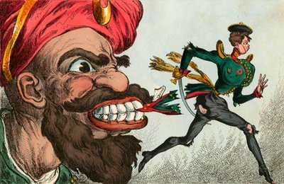 The beginning of the Crimean war by eyes of the West European caricaturist by William Heath