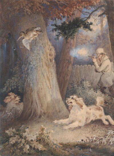Woodcock Shooting by William Heath