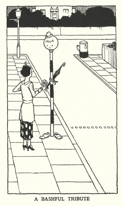 A Bashful Tribute by William Heath Robinson