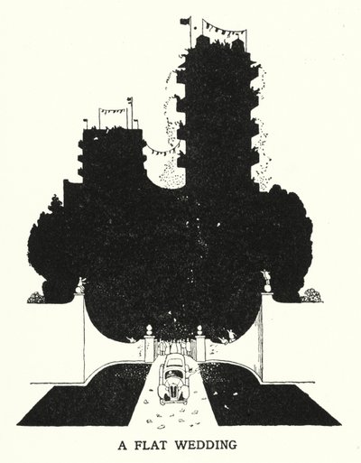 A Flat Wedding by William Heath Robinson