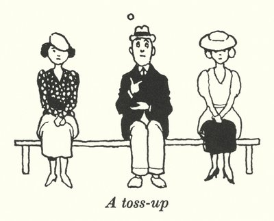 A Toss-Up by William Heath Robinson