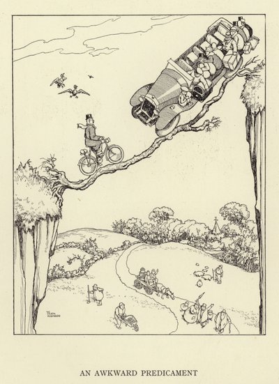 An Awkward Predicament by William Heath Robinson