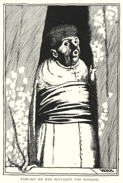 Fancied he had mistaken the window by William Heath Robinson