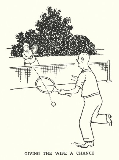Giving the Wife a Chance by William Heath Robinson
