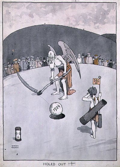 "Holed Out", an illustration from 