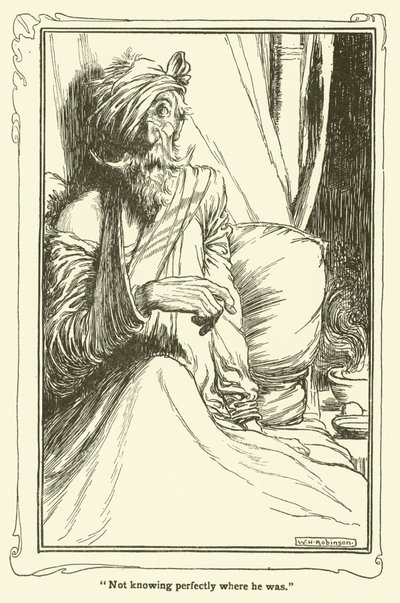 Illustration for Don Quixote by William Heath Robinson