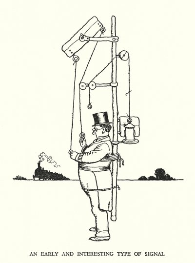 Illustration for Railway Ribaldry by William Heath Robinson