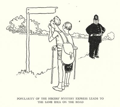 Illustration for Railway Ribaldry by William Heath Robinson