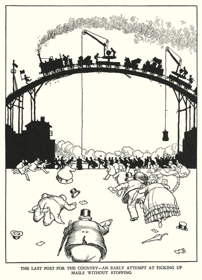Illustration for Railway Ribaldry by William Heath Robinson
