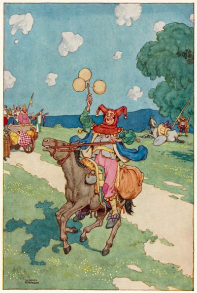Illustration for The Adventures of Don Quixote by William Heath Robinson