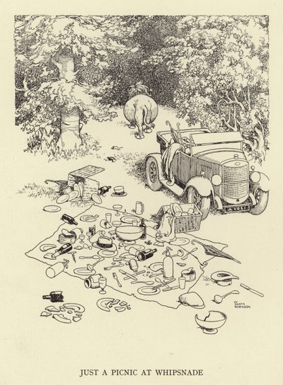 Just a Picnic at Whipsnade by William Heath Robinson