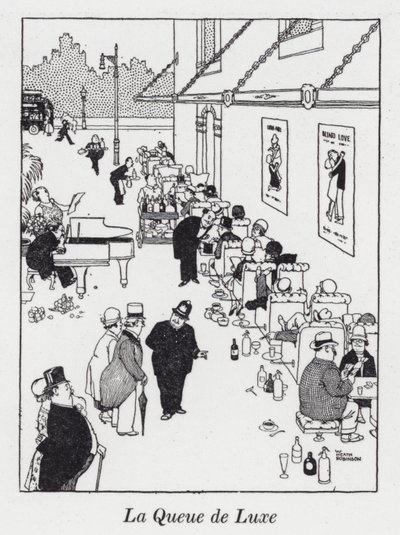 La Queue de Luxe by William Heath Robinson