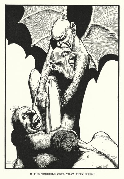 O the terrible Coil that they keep! by William Heath Robinson
