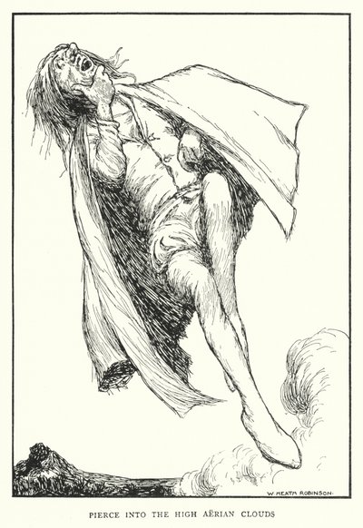 Pierce into the high aerial clouds by William Heath Robinson