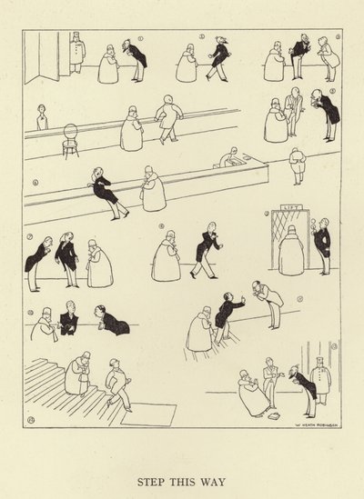 Step This Way by William Heath Robinson