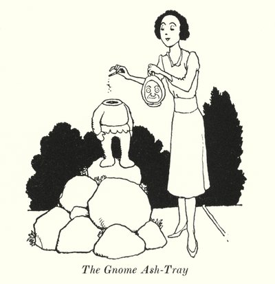 The Gnome Ash-Tray by William Heath Robinson