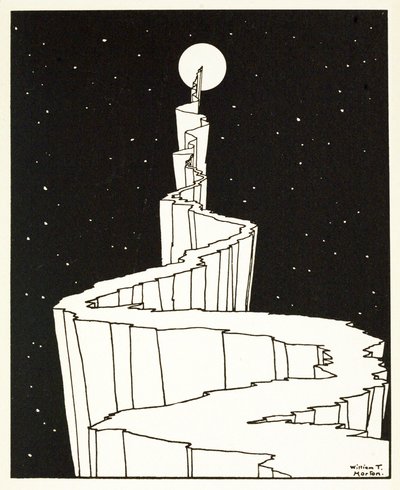 The Path to the Moon, from A Book of Images, pub. 1898 by William Heath Robinson