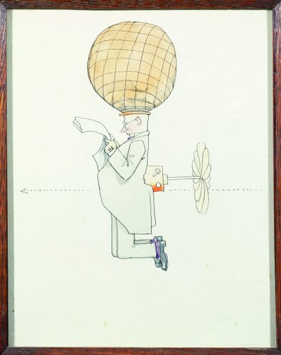 The Personal Aerial Travel System for Gentlemen by William Heath Robinson