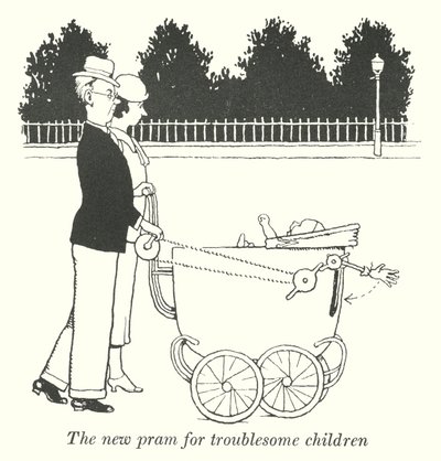 The New Pram for Troublesome Children by William Heath Robinson
