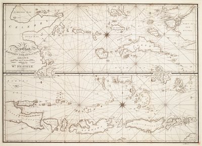 A New Chart of the Eastern Straits to China by William Heather