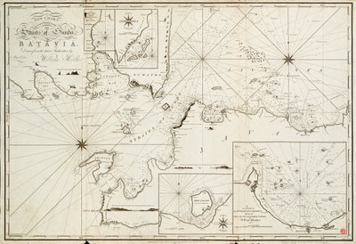 Navigation through the Straits of Sunda to Batavia by William Heather