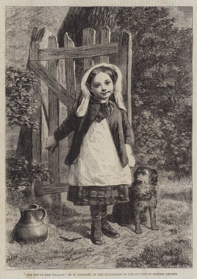 The Pet of the Village by William Hemsley