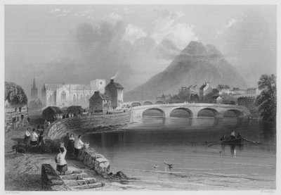 Ballina, County Mayo by William Henry (after) Bartlett