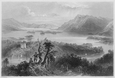 Hazlewood and Lough Gill, Sligo by William Henry (after) Bartlett