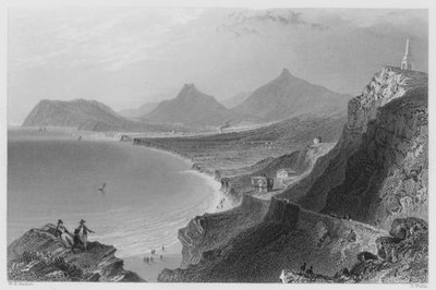Killiney Bay, County Dublin by William Henry (after) Bartlett