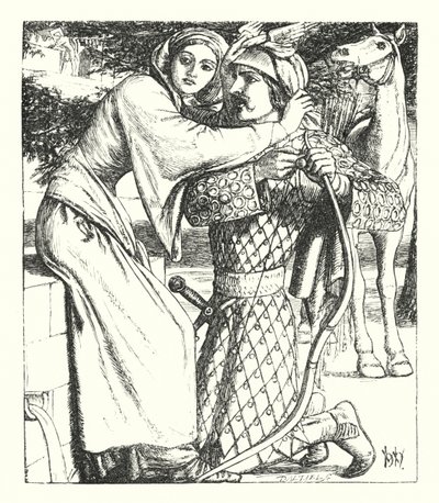 The Ballad of Oriana by William Henry (after) Hunt