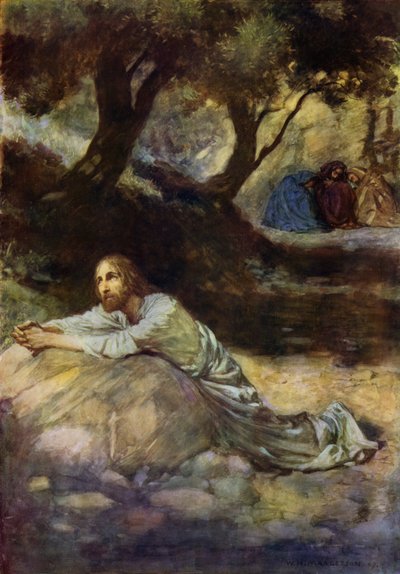 The Garden Of Gethsemane by William Henry (after) Margetson