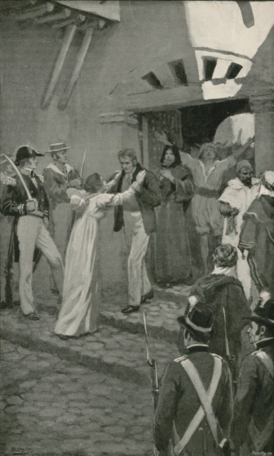 The Liberation of Christian Slaves at Algiers by a British Naval Force by William Henry (after) Margetson