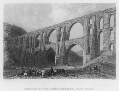 Aqueduct of the Greek Emperors, near Pyrgo by William Henry Bartlett