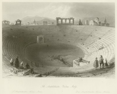 Arena of Verona by William Henry Bartlett