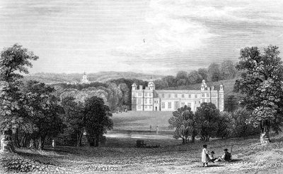 Audley End, Essex, Engraved by Henry Adlard, 1832 by William Henry Bartlett
