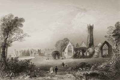 Augustinian Abbey at Adare, County Limerick, Ireland, from 