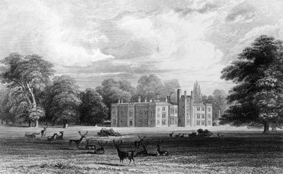 Bell House, Aveley, Essex, engraved by John Carr Armytage by William Henry Bartlett