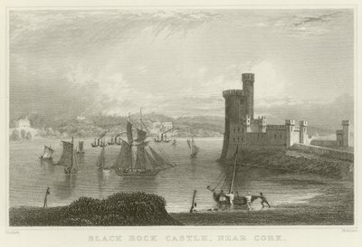 Black Rock Castle by William Henry Bartlett