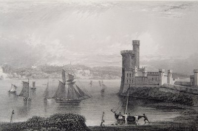 Black Rock Castle, near Cork, Ireland by William Henry Bartlett