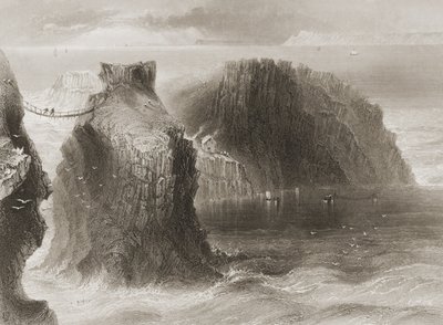 Carrick-a-Rede Rope Bridge, County Antrim, Northern Ireland, from 