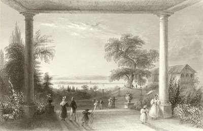City and Lake of Constance, from the Chateau Wolfsberg by William Henry Bartlett