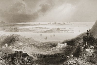 Clifden Castle, Connemara, County Galway, from 