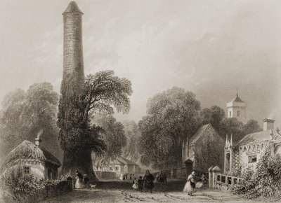 Clondalkin, County Dublin, Ireland by William Henry Bartlett