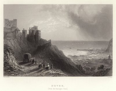 Dover, (from the Ramsgate Road) by William Henry Bartlett