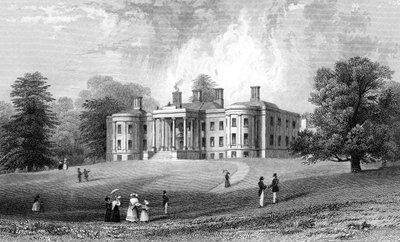 Felix Hall, Essex, engraved by Henry Adlard by William Henry Bartlett
